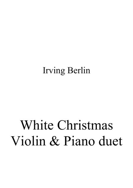 White Christmas Violin Piano Duet Sheet Music