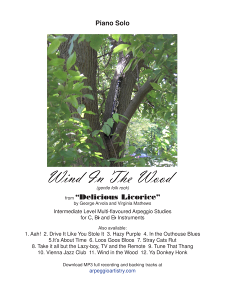Free Sheet Music Wind In The Wood Piano Solo