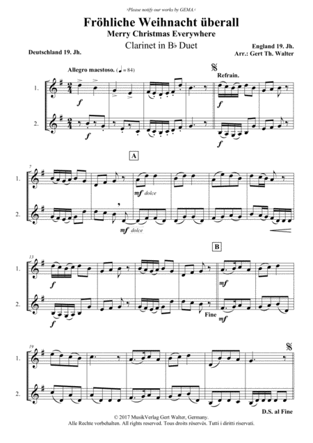 Winter Forest Serenade Trio For Clarinet Tenor Sax And Piano Sheet Music