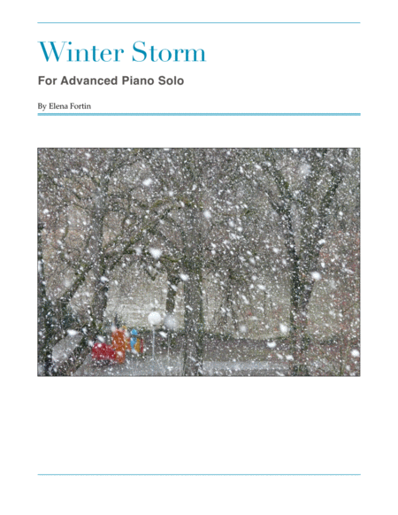 Free Sheet Music Winter Storm