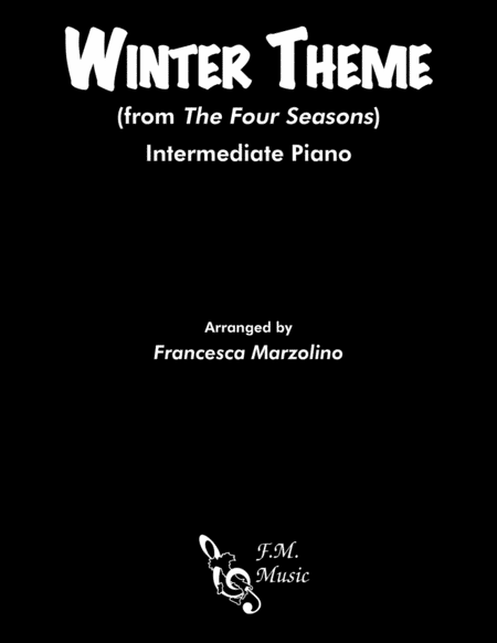 Free Sheet Music Winter Theme From The Four Seasons Intermediate Piano