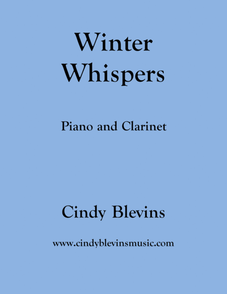 Winter Whispers For Piano And Clarinet Sheet Music