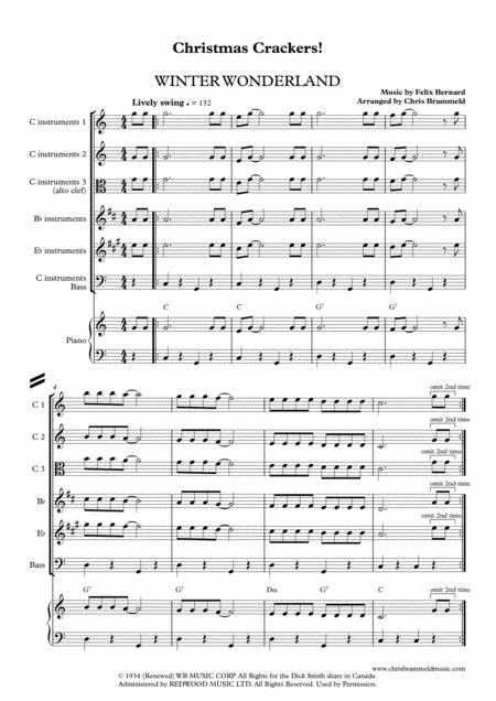 Winter Wonderland Easy Ensemble Sheet Music