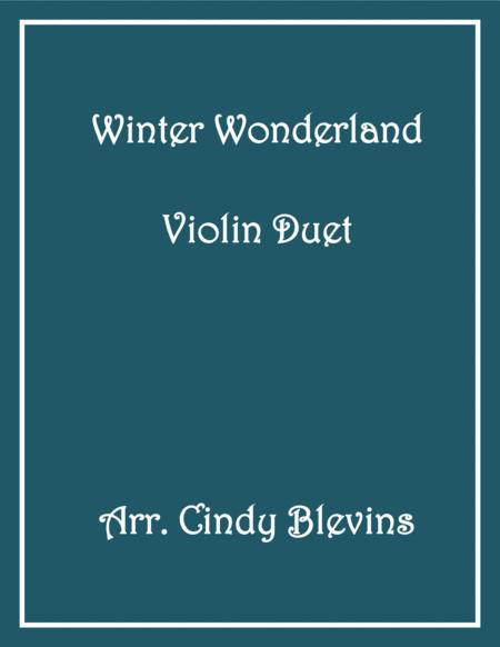 Free Sheet Music Winter Wonderland Violin Duet