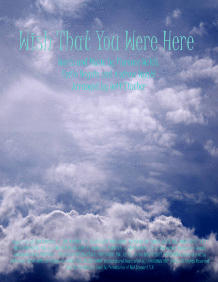 Free Sheet Music Wish That You Were Here From Miss Peregrines Home For Peculiar Children