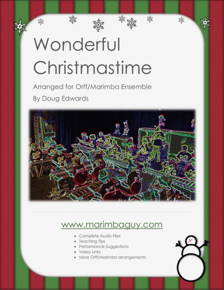 Free Sheet Music Wonderful Christmastime As Sung By The Beatles