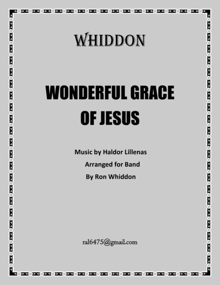 Wonderful Grace Of Jesus Sheet Music