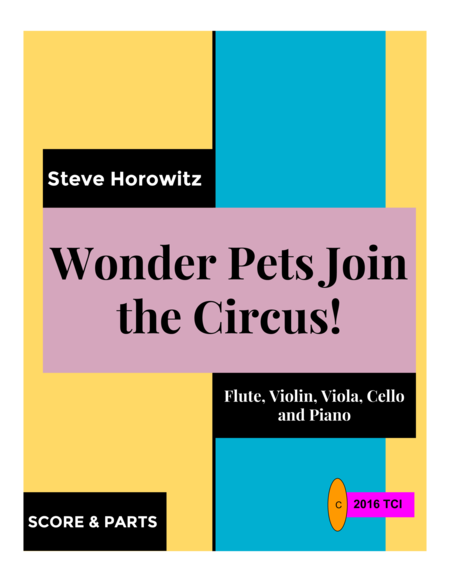 Free Sheet Music Wonderpets Join The Circus