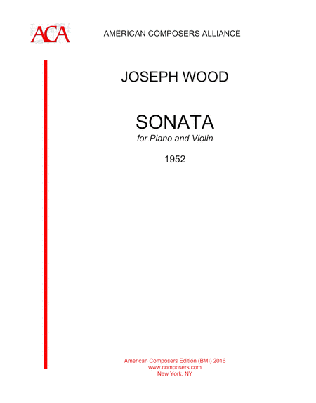 Free Sheet Music Wood Sonata For Piano And Violin