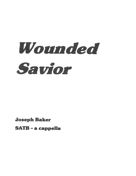 Wounded Savior Sheet Music