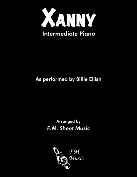 Free Sheet Music Xanny Intermediate Piano