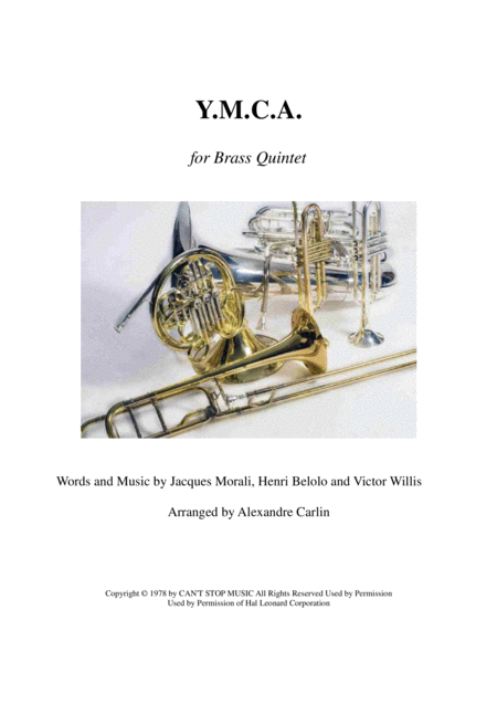 Y M C A Brass Quintet Sheet Music