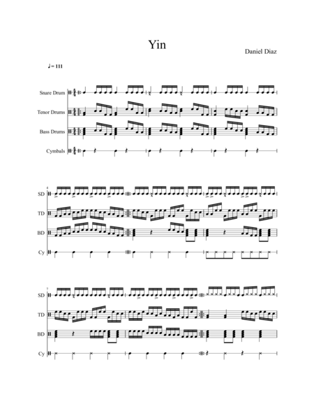 Yin Sheet Music