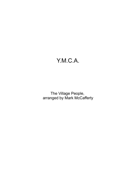 Ymca For Steel Drum Band Sheet Music