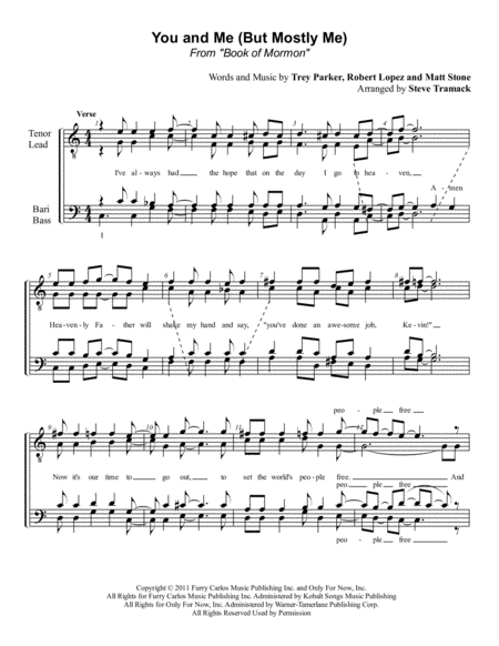 Free Sheet Music You And Me But Mostly Me