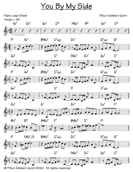 Free Sheet Music You By My Side