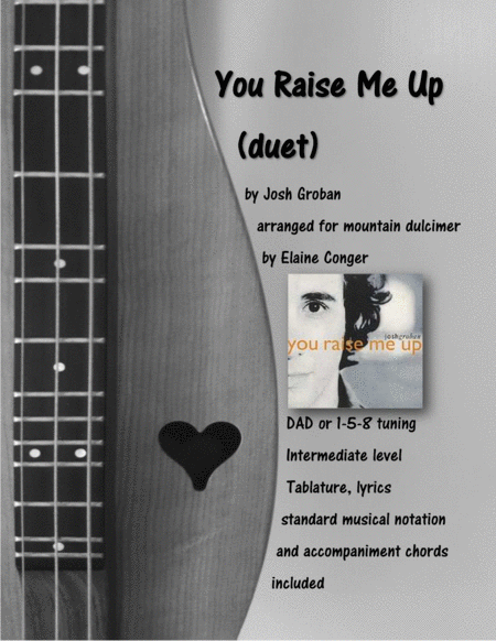 Free Sheet Music You Raise Me Up Duet