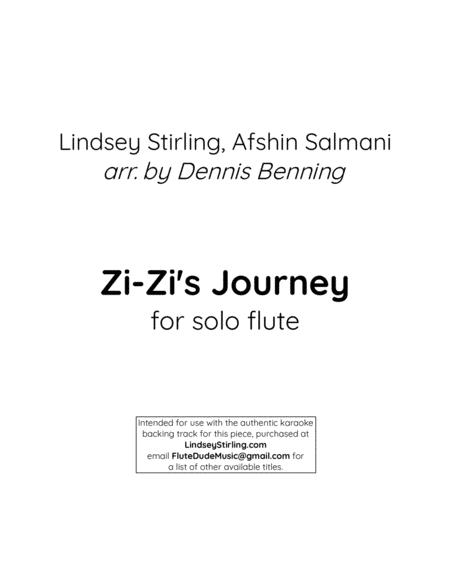 Zi Zi Journey For Solo Flute No Piano Sheet Music