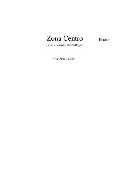 Zona Centro Downtown Sheet Music