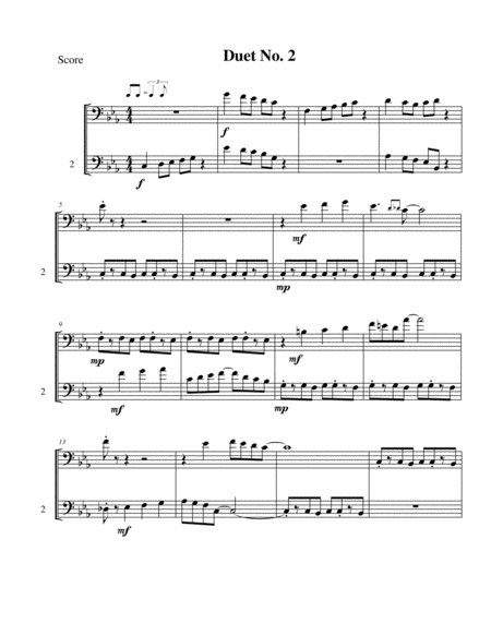 10 Bassoon Duets For Teens Page 2