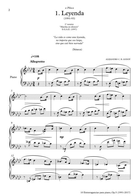 10 Extravagancias Para Piano Op 5 2017 1 Leyenda Page 2