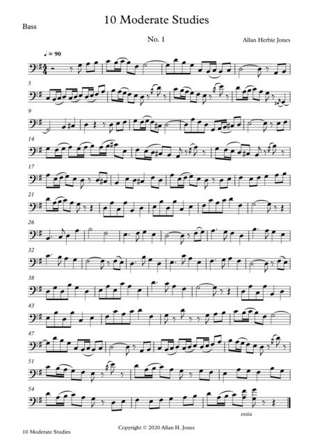 10 Moderate Studies For Bass Contrabass Recorder Page 2