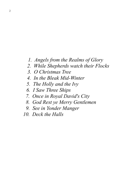 10 More Christmas Carols For String Trios Page 2