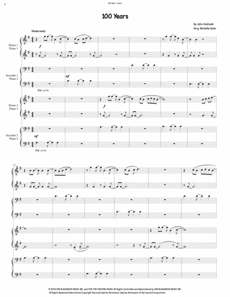 100 Years Quartet Page 2