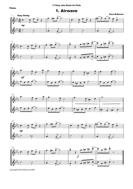 11 Easy Jazz Duets For Flute Page 2