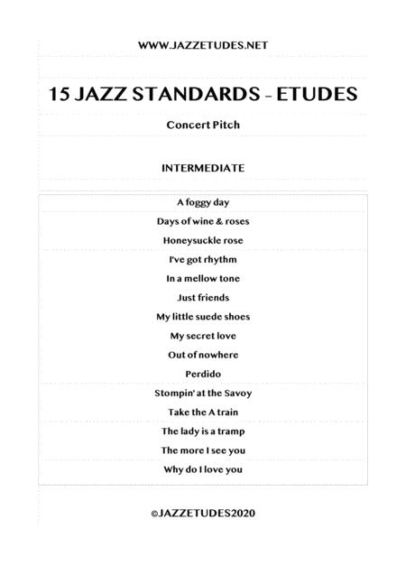15 Jazz Standards Volume 1 Concert Pitch Page 2