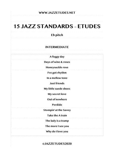 15 Jazz Standards Volume 1 Eb Pitch Page 2