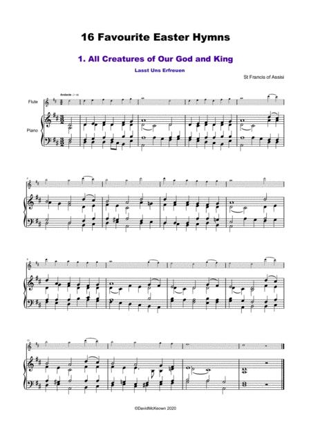 16 Favourite Easter Hymns For Solo Flute And Piano Page 2