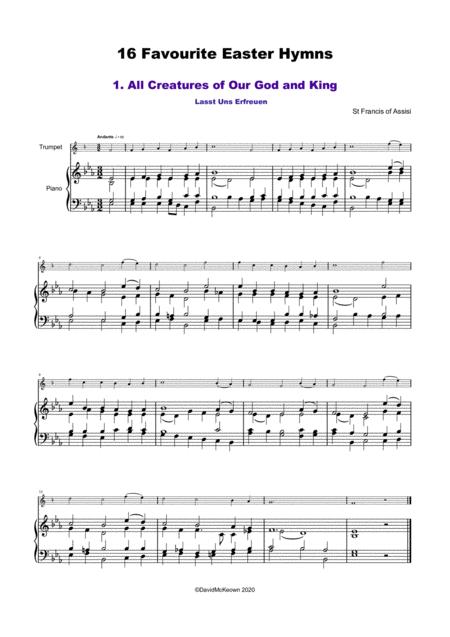 16 Favourite Easter Hymns For Solo Trumpet And Piano Page 2