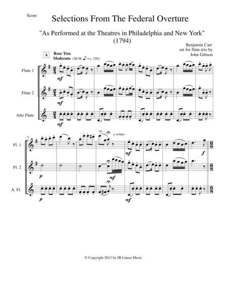 1794 Federal Overture For Flute Trio Page 2