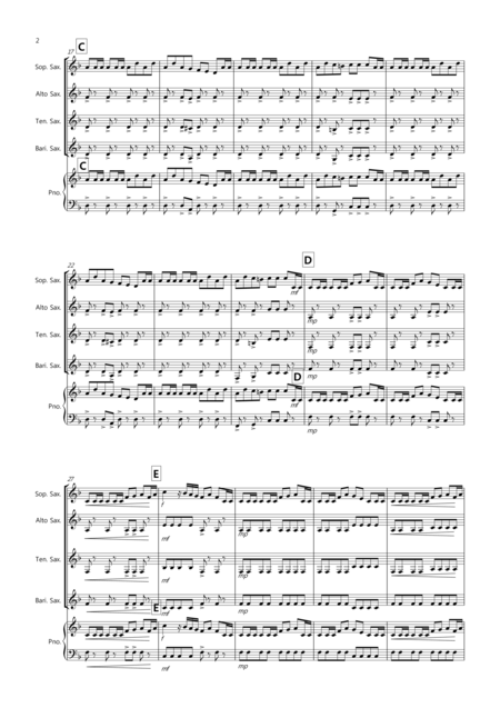 2 Classical Favourites For Saxophone Quartet Volume Four Page 2