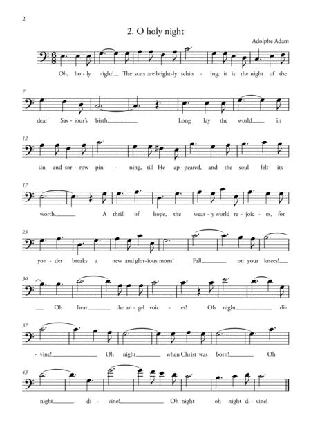 20 Easy Christmas Carols For Violoncello Page 2