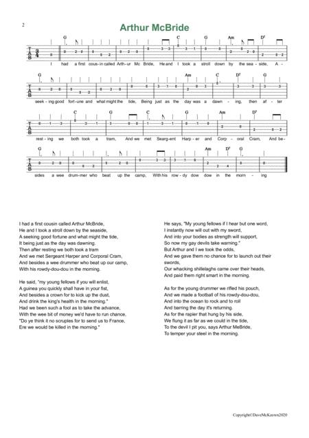 24 Favourite Songs Of Ireland For Guitar Tab Eadgbe Page 2