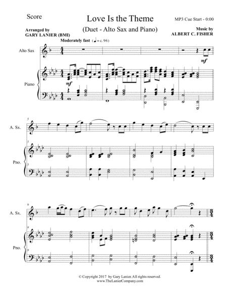 3 Hymns Of Gods Love For Alto Sax And Piano With Score Parts Page 2