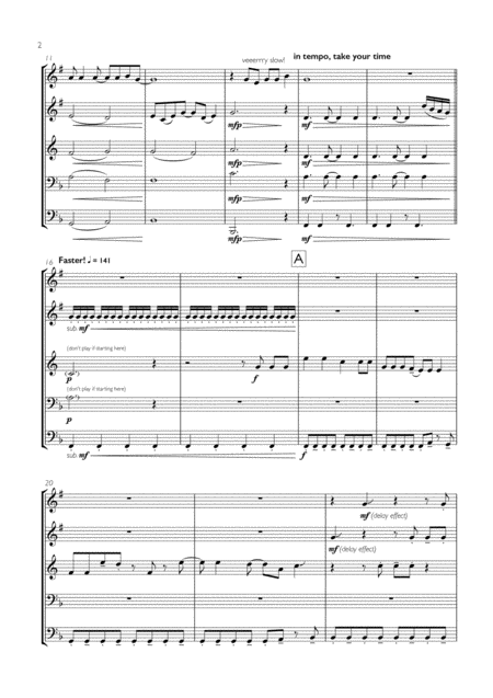 4 Non Blondes Whats Up For Brass Quintet Page 2