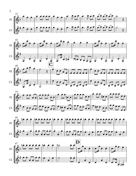 4 Seasons Autumn The Hunt Flute And Clarinet Page 2