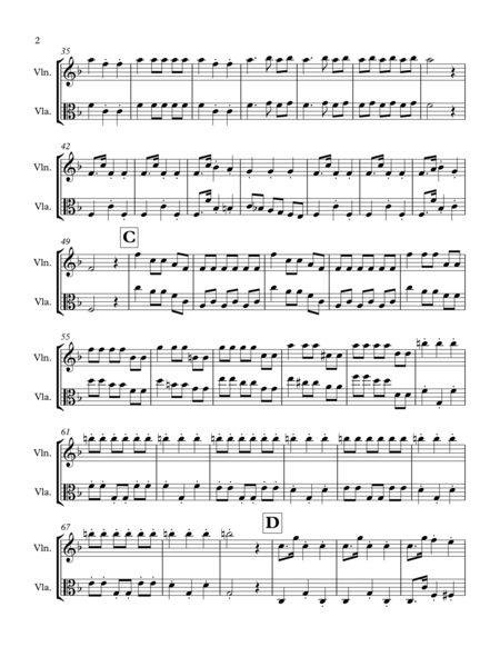 4 Seasons Autumn The Hunt Violin Viola Page 2