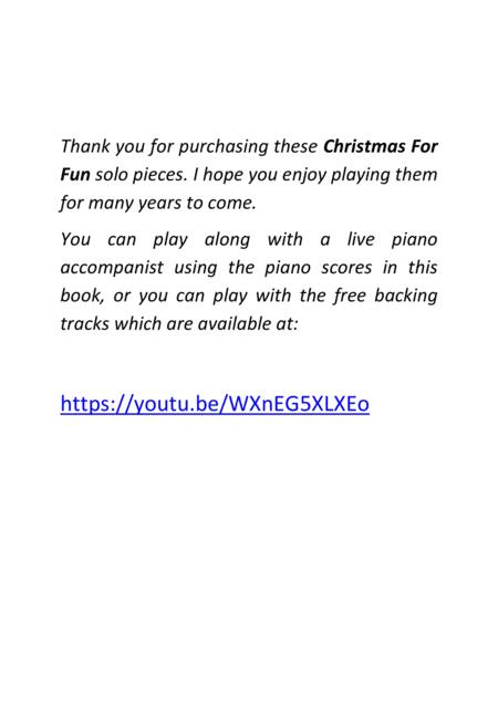 6 Christmas Trombone Solos Or Euphonium Solos For Fun With Free Backing Tracks And Piano Accompaniment To Play Along With Various Levels Page 2