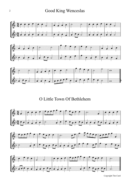 8 Christmas Duets For Alto And Tenor Saxophone Page 2