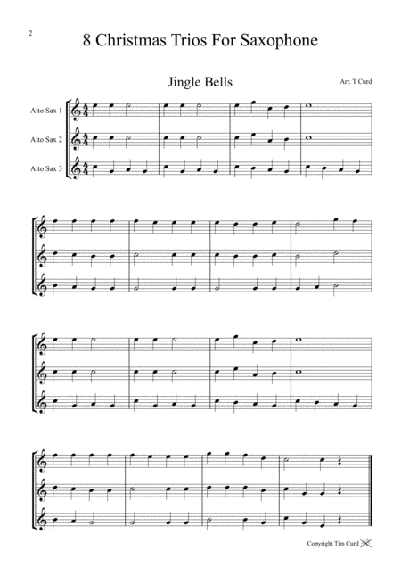 8 Christmas Trios For Saxophone Page 2