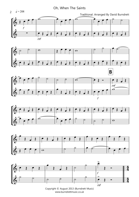 8 Easy Duets For Flute Page 2