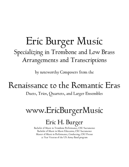 80 Duets For Two Bass Trombones From The Renaissance Era Page 2