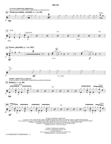 A Carpenters Christmas Arr Roger Emerson Drums Page 2