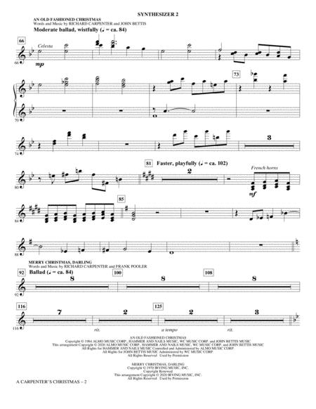 A Carpenters Christmas Arr Roger Emerson Synth 2 Page 2