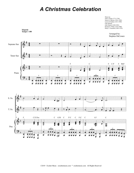 A Christmas Celebration Duet For Soprano And Tenor Saxophone Page 2