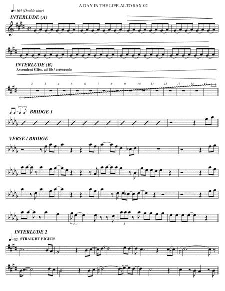 A Day In The Life Alto Sax Page 2